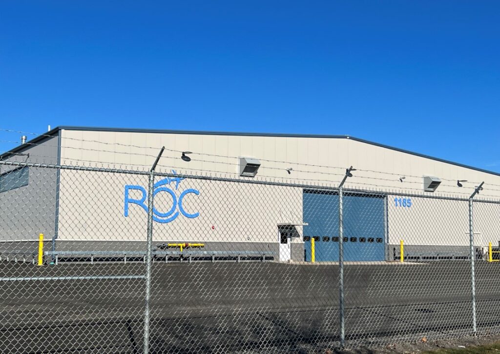 ROC warehouse behind a fence