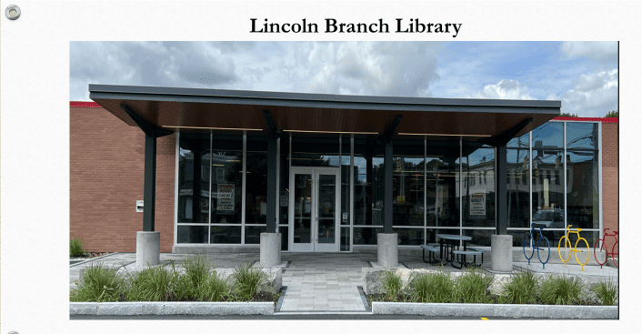 Lincoln branch library.