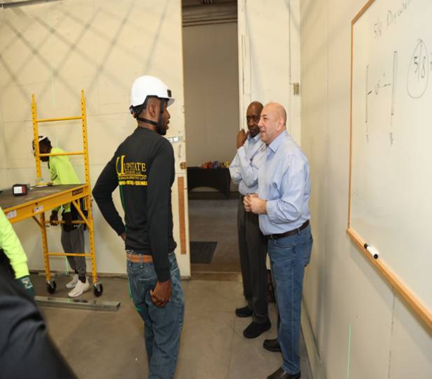 Group conversation in industrial setting